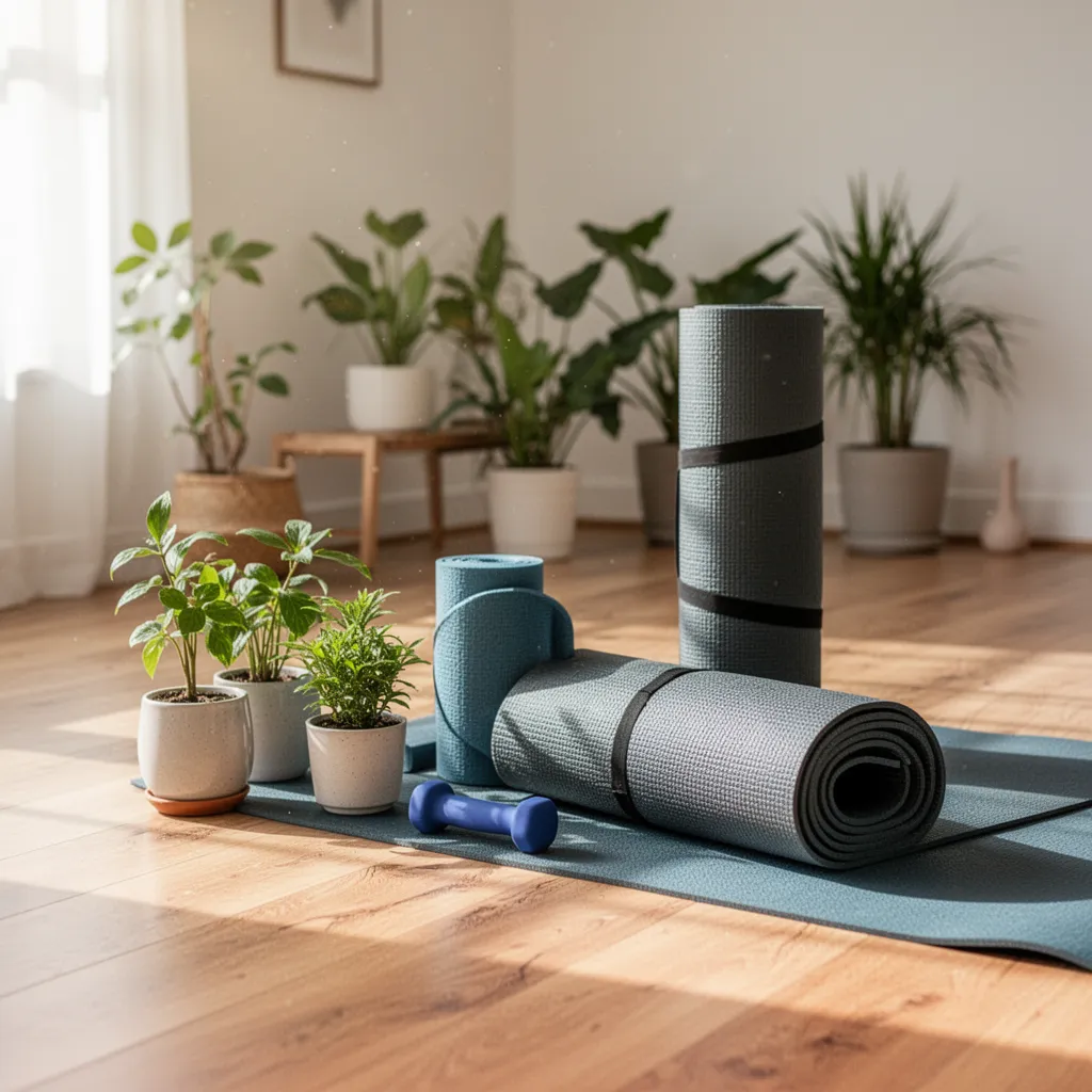 Femme méditant dans un cadre naturel paisible