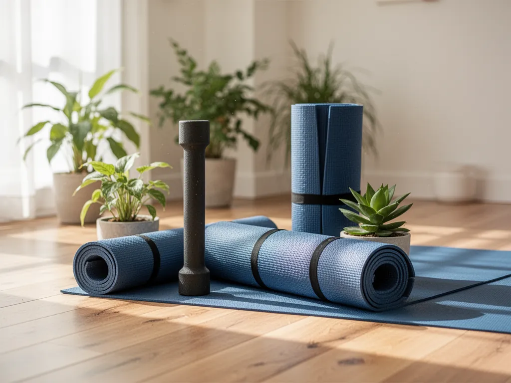 Femme pratiquant la salutation au soleil dans un parc au lever du soleil